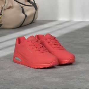 Skechers Red Stand On Air Uno Sneakers NEW 6.5